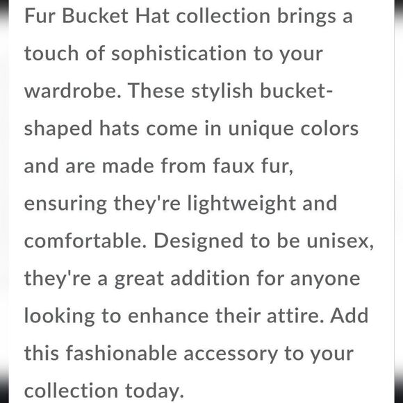 PINK Drawstring Bucket Hat FUZZY Wuzzy in Pink - Picture 8 of 8